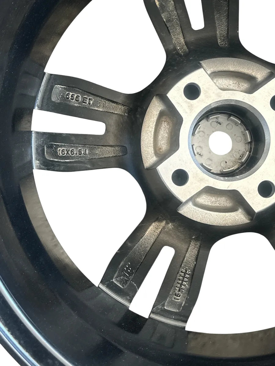 Alloy Wheels 16×6.5 . Pcd 4/108 Black Machine Rims - Image 2